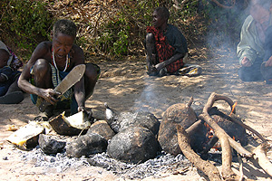 Roasting tubers